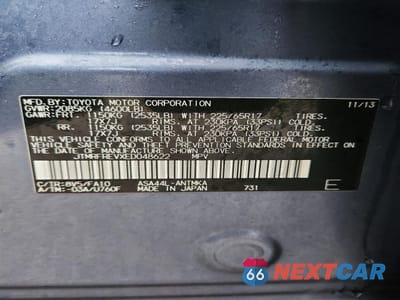 Zdjęcie 14 z 15 samochodu: 2014 TOYOTA RAV4 XLE VIN:JTMRFREVXED048622 - miniatura