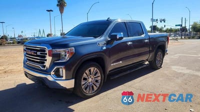 Drugie zdjęcie samochodu z przodu: 2020 GMC SIERRA K1500 SLT VIN:3GTU9DED3LG401777 - miniatura