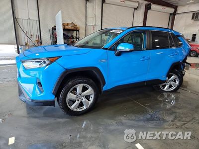 2021 TOYOTA RAV4 HYBRID XLE PREMIUM 4T3B6RFV1MU028213 - główne zdjęcie licytacji z USA - miniatura