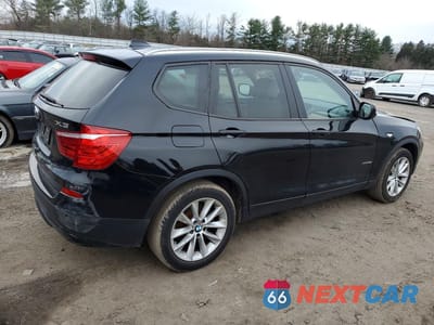 Trzecie zdjęcie samochodu z tyłu: 2013 BMW X3 VIN:5UXWX9C53D0A27301 - miniatura