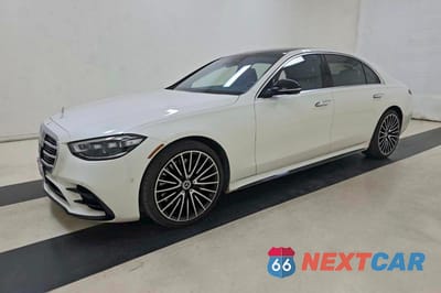 Drugie zdjęcie samochodu z przodu: 2021 MERCEDES-BENZ S 580 4MATIC VIN:W1K6G7GB1MA049655 - miniatura