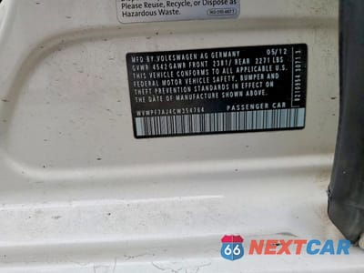 Zdjęcie 12 z 12 samochodu: 2012 VOLKSWAGEN GOLF R VIN:WVWPF7AJ4CW354764 - miniatura