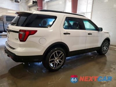 Trzecie zdjęcie samochodu z tyłu: 2017 FORD EXPLORER SPORT VIN:1FM5K8GT6HGB03128 - miniatura
