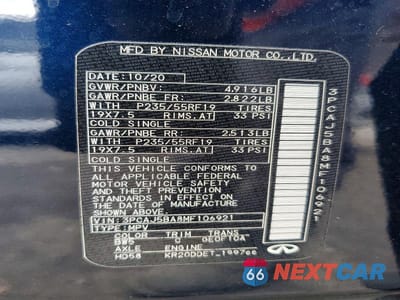 Zdjęcie 14 z 14 samochodu: 2021 INFINITI QX50 LUXE VIN:3PCAJ5BA8MF106921 - miniatura