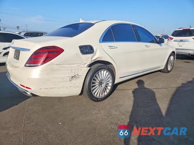 Trzecie zdjęcie samochodu z tyłu: 2018 MERCEDES-BENZ S 560 VIN:WDDUG8DB0JA413576 - miniatura