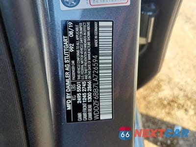 Zdjęcie 12 z 12 samochodu: 2020 MERCEDES-BENZ E AMG 53 4MATIC VIN:WDDZF6BB7LA726594 - miniatura