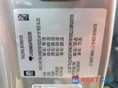 Zdjęcie 13 z 13 samochodu: 2026 CHEVROLET TAHOE K1500 LT VIN:1GNS6NKD4TR201380 - miniatura