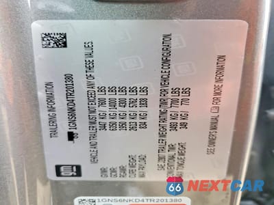 Zdjęcie 13 z 13 samochodu: 2026 CHEVROLET TAHOE K1500 LT VIN:1GNS6NKD4TR201380 - miniatura