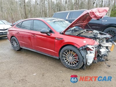 Czwarte zdjęcie samochodu z boku: 2024 HYUNDAI SONATA N-LINE 4DR VIN:KMHL54JC1RA365174 - miniatura