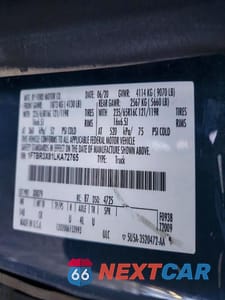 Zdjęcie 13 z 13 samochodu: 2020 FORD TRANSIT T-250 CARGO ** R & D * CLN TITLE * PRI FLEET ** VIN:1FTBR3X81LKA72765 - miniatura