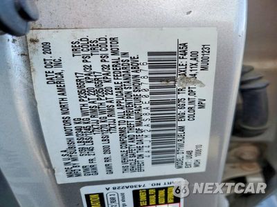 Zdjęcie 13 z 13 samochodu: 2010 MITSUBISHI ENDEAVOR LS VIN:4A4JM2AS8AE007876 - miniatura