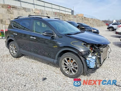 Czwarte zdjęcie samochodu z boku: 2016 TOYOTA RAV4 HYBRID LIMITED VIN:JTMDJREV3GD021578 - miniatura