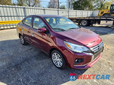 Czwarte zdjęcie samochodu z boku: 2022 MITSUBISHI MIRAGE G4 SE VIN:ML32FVFJ7NHF05892 - miniatura