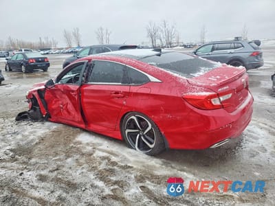 Drugie zdjęcie samochodu z przodu: 2019 HONDA ACCORD SPORT VIN:1HGCV2F38KA800586 - miniatura