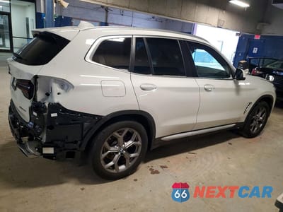 Trzecie zdjęcie samochodu z tyłu: 2023 BMW X3 XDRIVE30I VIN:5UX53DP00P9S87273 - miniatura