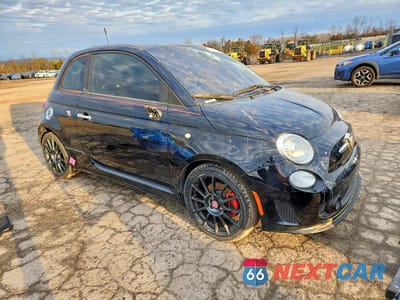 Czwarte zdjęcie samochodu z boku: 2015 FIAT 500 ABARTH VIN:3C3CFFFH1FT512880 - miniatura