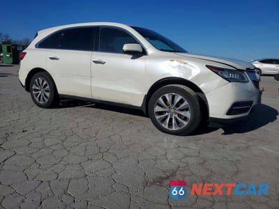 Czwarte zdjęcie samochodu z boku: 2014 ACURA MDX TECHNOLOGY VIN:5FRYD4H47EB047975 - miniatura
