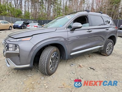 2022 HYUNDAI SANTA FE HYBRID BLUE KM8S2DA17NU024986 - główne zdjęcie licytacji z USA - miniatura