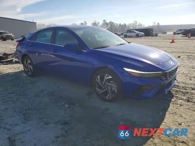 Czwarte zdjęcie samochodu z boku: 2024 HYUNDAI ELANTRA SEL VIN:KMHLS4DG7RU733878 - miniatura