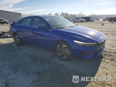 Czwarte zdjęcie samochodu z boku: 2024 HYUNDAI ELANTRA SEL VIN:KMHLS4DG7RU733878 - miniatura