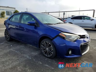 Czwarte zdjęcie samochodu z boku: 2014 TOYOTA COROLLA S PLUS VIN:5YFBURHE7EP105293 - miniatura