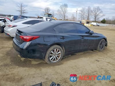 Trzecie zdjęcie samochodu z tyłu: 2021 INFINITI Q50 LUXE AWD VIN:JN1EV7BR0MM755095 - miniatura