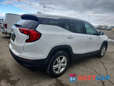 Trzecie zdjęcie samochodu z tyłu: 2018 GMC TERRAIN SLE VIN:3GKALMEV6JL354430 - miniatura