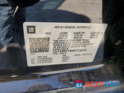 Zdjęcie 12 z 12 samochodu: 2021 GMC SIERRA K2500 DENALI VIN:1GT49REY6MF234978 - miniatura