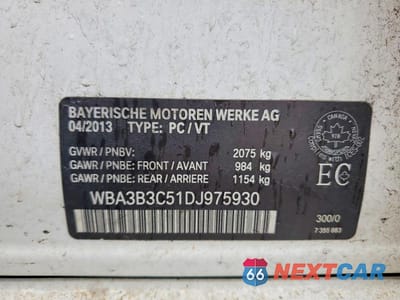 Zdjęcie 12 z 12 samochodu: 2013 BMW 328 XI VIN:WBA3B3C51DJ975930 - miniatura