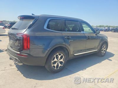 Trzecie zdjęcie samochodu z tyłu: 2020 KIA TELLURIDE EX VIN:5XYP34HC6LG017587 - miniatura