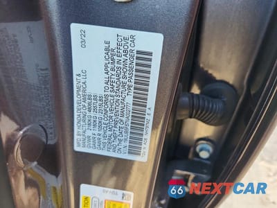 Zdjęcie 12 z 12 samochodu: 2022 ACURA TLX TECH A VIN:19UUB5F57NA002777 - miniatura