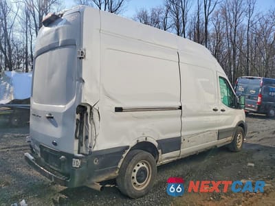 Trzecie zdjęcie samochodu z tyłu: 2022 FORD TRANSIT T-250 VIN:1FTBR1X86NKA27831 - miniatura