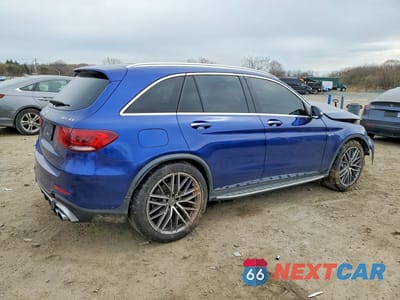 Trzecie zdjęcie samochodu z tyłu: 2020 MERCEDES-BENZ GLC 43 4MATIC AMG VIN:WDC0G6EB7LF731450 - miniatura