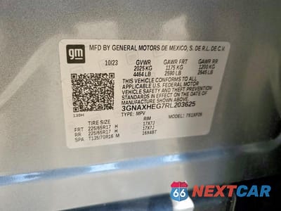 Zdjęcie 13 z 13 samochodu: 2024 CHEVROLET EQUINOX LS VIN:3GNAXHEG7RL203625 - miniatura