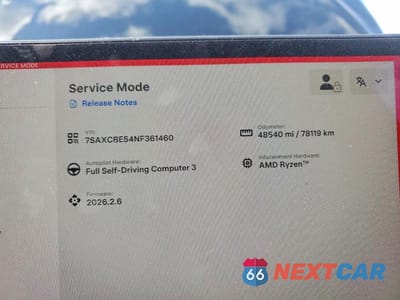 Zdjęcie 9 z 13 samochodu: 2022 TESLA MODEL X VIN:7SAXCBE54NF361460 - miniatura