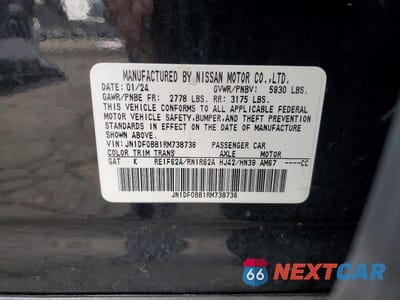 Zdjęcie 13 z 13 samochodu: 2024 NISSAN ARIYA EVOLVE+ E-4ORCE VIN:JN1DF0BB1RM738736 - miniatura