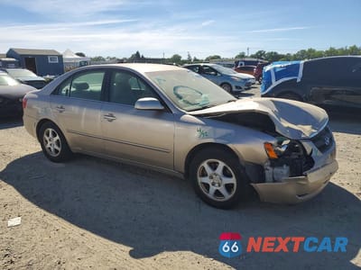 Czwarte zdjęcie samochodu z boku: 2006 HYUNDAI SONATA GLS V6 VIN:5NPEU46FX6H008471 - miniatura