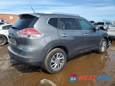 Trzecie zdjęcie samochodu z tyłu: 2015 NISS ROGUE VIN:5N1AT2MVXFC752529 - miniatura