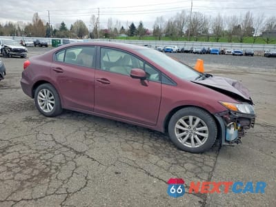 Czwarte zdjęcie samochodu z boku: 2012 HONDA CIVIC EX VIN:JHMFB2F88CS006097 - miniatura