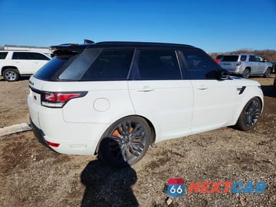 Trzecie zdjęcie samochodu z tyłu: 2017 LAND ROVER RANGE ROVER SPORT HSE DYNAMIC VIN:SALWV2FV7HA683033 - miniatura
