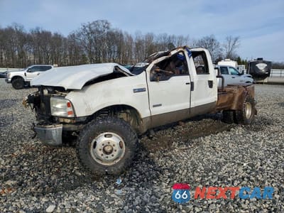 2006 FORD F350 SUPER DUTY FLATBED TRUCK 1FTWW33P66EC97628 - główne zdjęcie licytacji z USA - miniatura