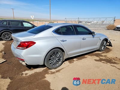 Trzecie zdjęcie samochodu z tyłu: 2019 GENESIS G70 2.0T ADVANCED VIN:KMTG34LA3KU020970 - miniatura