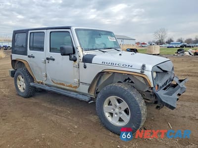 Czwarte zdjęcie samochodu z boku: 2008 JEEP WRANGLER UNLIMITED RUBICON VIN:1J4GA69148L602012 - miniatura