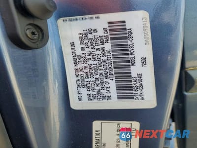 Zdjęcie 12 z 12 samochodu: 2002 TOYOTA CAMRY XLE V6 VIN:4T1BF30K32U537141 - miniatura