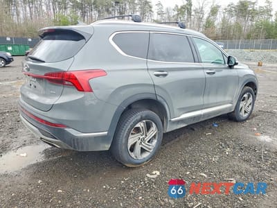 Trzecie zdjęcie samochodu z tyłu: 2022 HYUNDAI SANTA FE VIN:5NMS3DAJ3NH388220 - miniatura