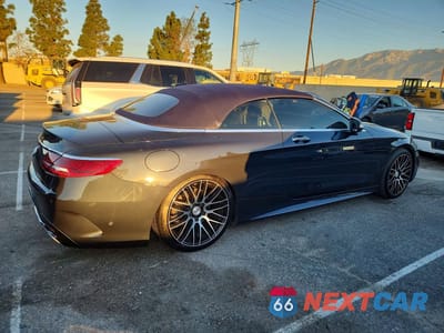 Trzecie zdjęcie samochodu z tyłu: 2018 MERCEDES-BENZ S 560 VIN:WDDXK8DB4JA032762 - miniatura