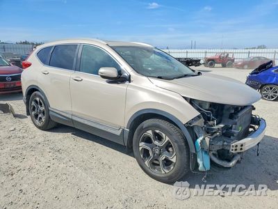 Czwarte zdjęcie samochodu z boku: 2018 HONDA CR-V TOURING VIN:5J6RW1H92JL008609 - miniatura