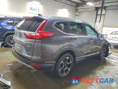 Trzecie zdjęcie samochodu z tyłu: 2019 HONDA CR-V TOURING VIN:7FARW2H99KE026545 - miniatura