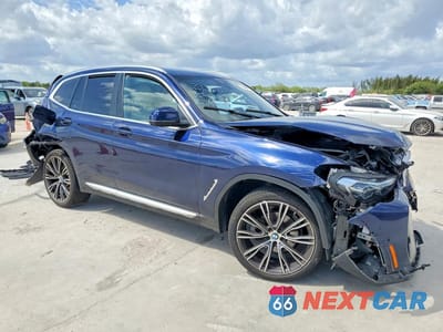 Czwarte zdjęcie samochodu z boku: 2023 BMW X3 SDRIVE30I VIN:5UX43DP06P9S59196 - miniatura
