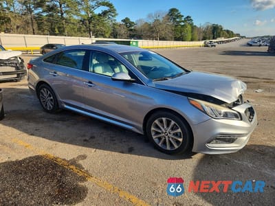Czwarte zdjęcie samochodu z boku: 2017 HYUNDAI SONATA LIMITED VIN:5NPE34AF2HH526863 - miniatura